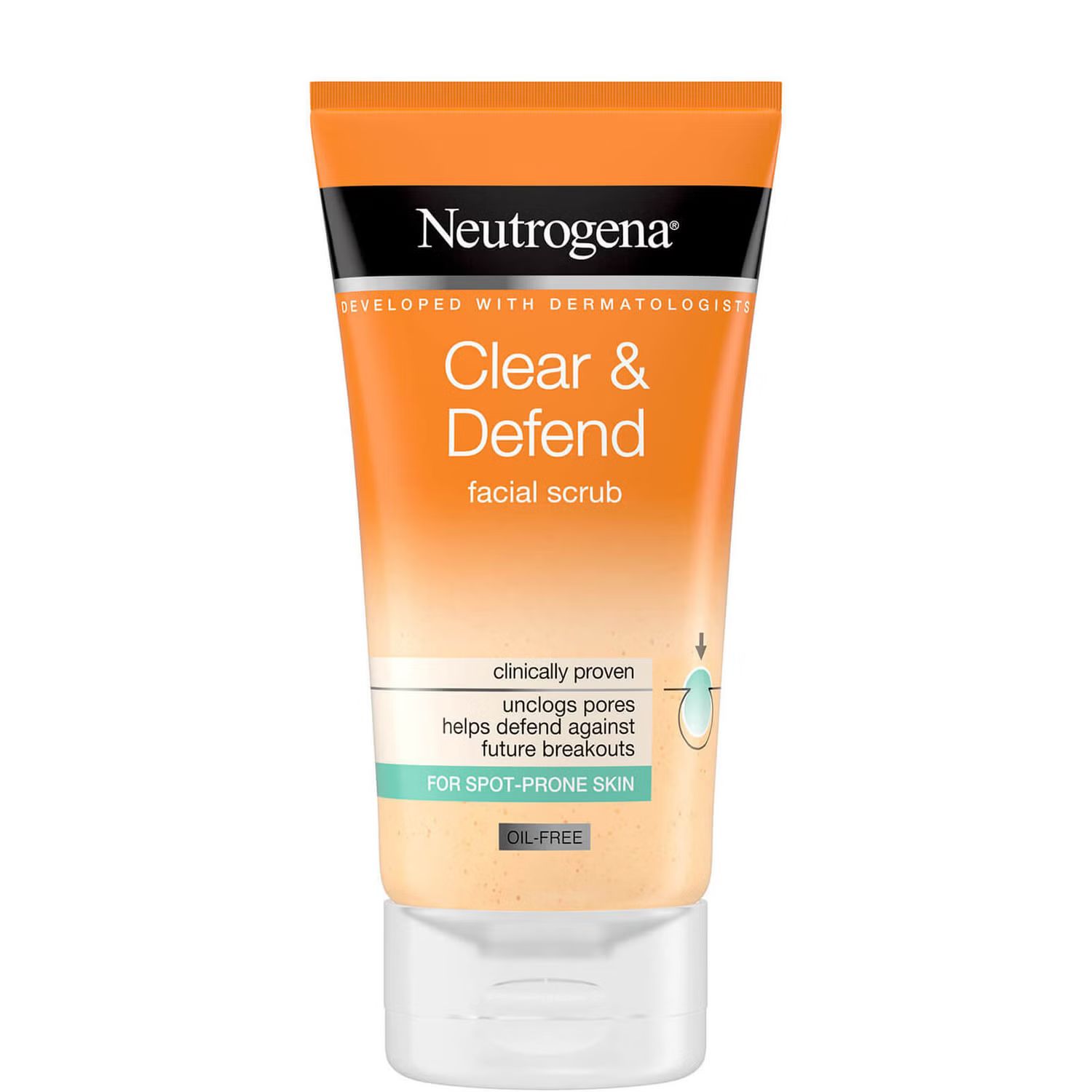 Neutrogena® Clear & Defend Facial Scrub | Look Fantastic (UK)