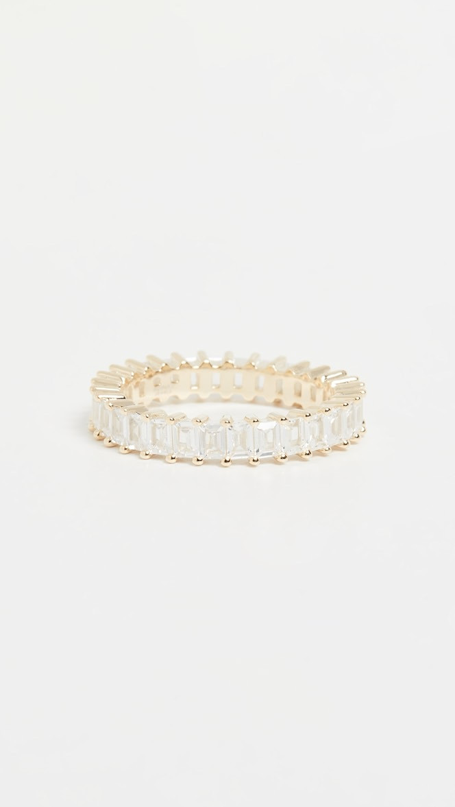 Thin Baguette Eternity Band | Shopbop