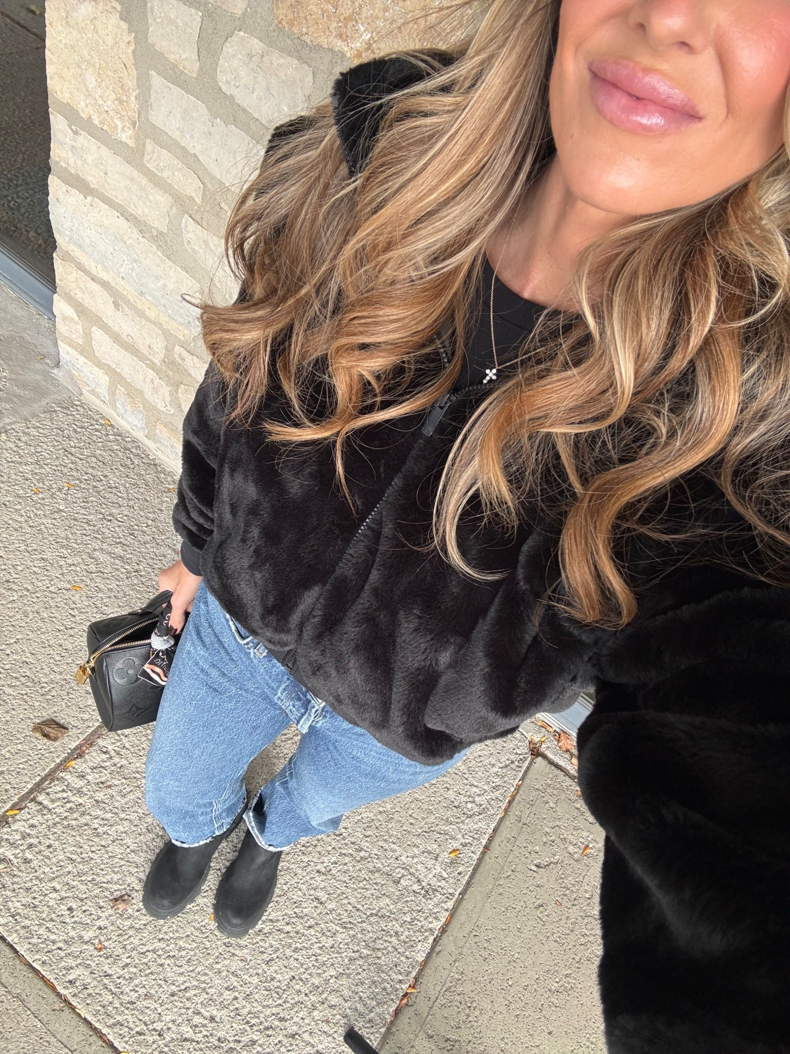 Size medium Alo jacket 
Size 29 denim 

#LTKSeasonal #LTKOver40 #LTKMidsize