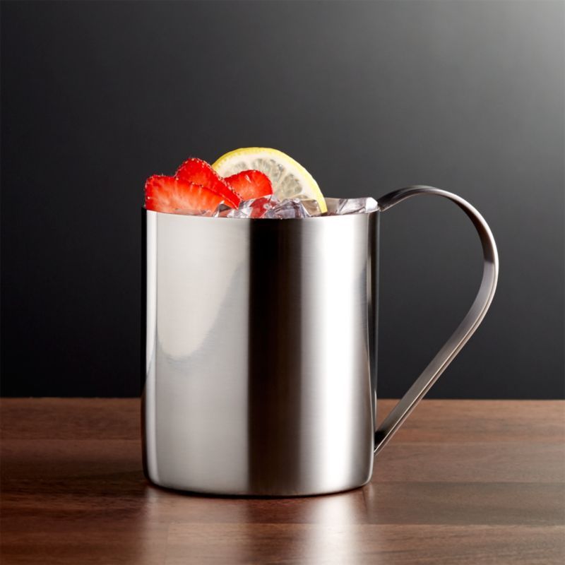 Moscow Mule Mug - Silver + Reviews | Crate and Barrel | Crate & Barrel