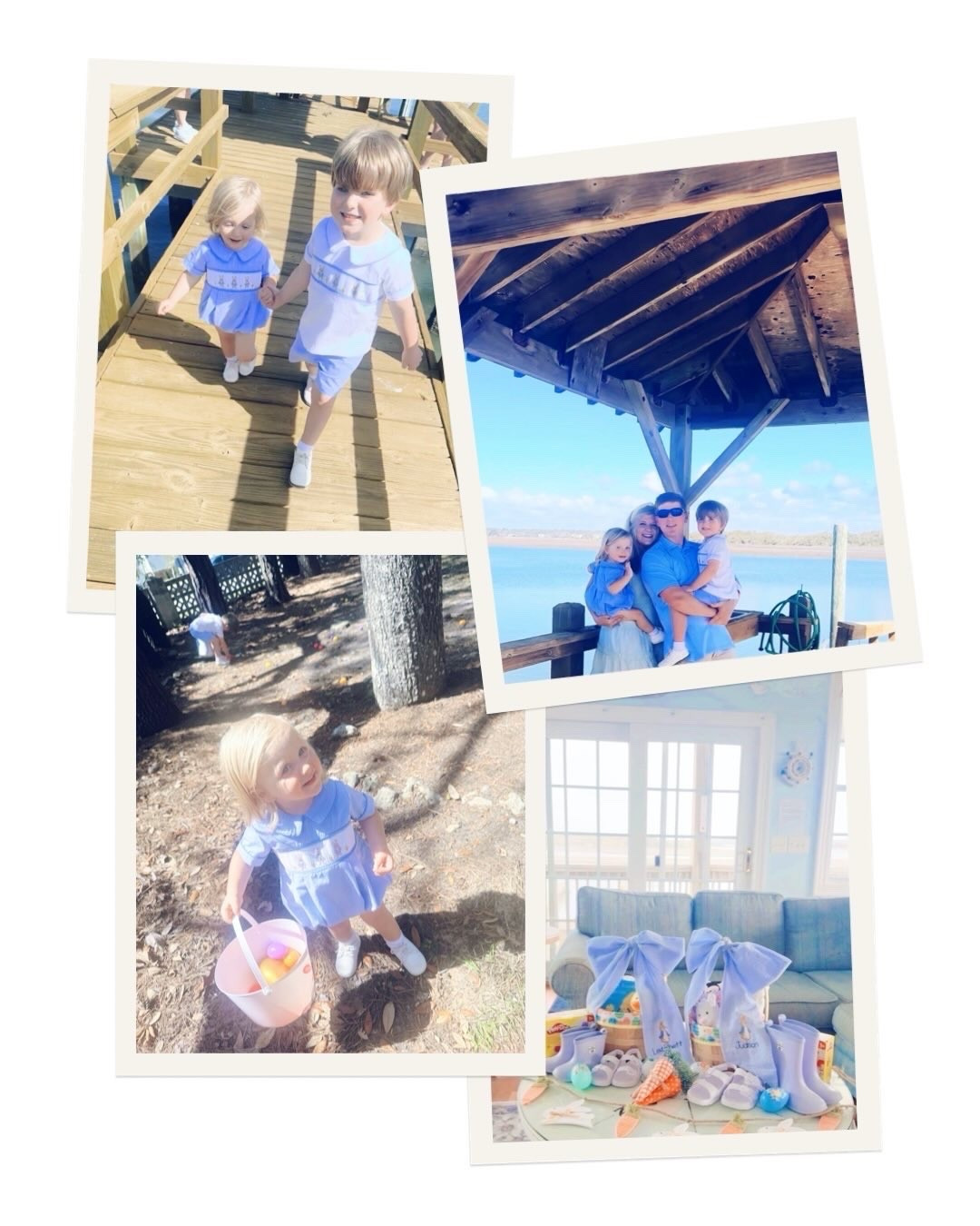 Hearts so full 🩵 after the sweetest Easter weekend 🐣 down by the coast 🌊🐚 with our little bunnies 🐇🥕🧺 and then back home 🏡 to our farm sweet farm 🚜 to all kinds of spring country sweetness 🌱🌸🪏🪴🐴🌾, baseball ⚾️ practice with “Daddy Coach” 🧢, play dates with the friends 🫶🏽🌼💖, @emilymabrycreative 🎨 post office 🏤 runs 📬 to ship out some orders 🖼️ with my tiny helpers 👶🏼🩵, and so much more!! 🌅🐓🌿🌷 #wednesdayphotodump #midweekcameraroll 

#LTKdayinmylife #LTKKids #LTKmomlife