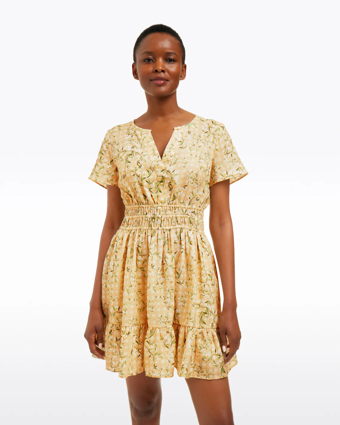 Wilson Mini Dress in Floral Rattan | Draper James (US)