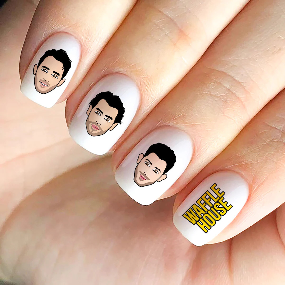 Jonas Brothers Nail Decals Stickers Waterslide Waffle House - Etsy | Etsy (US)