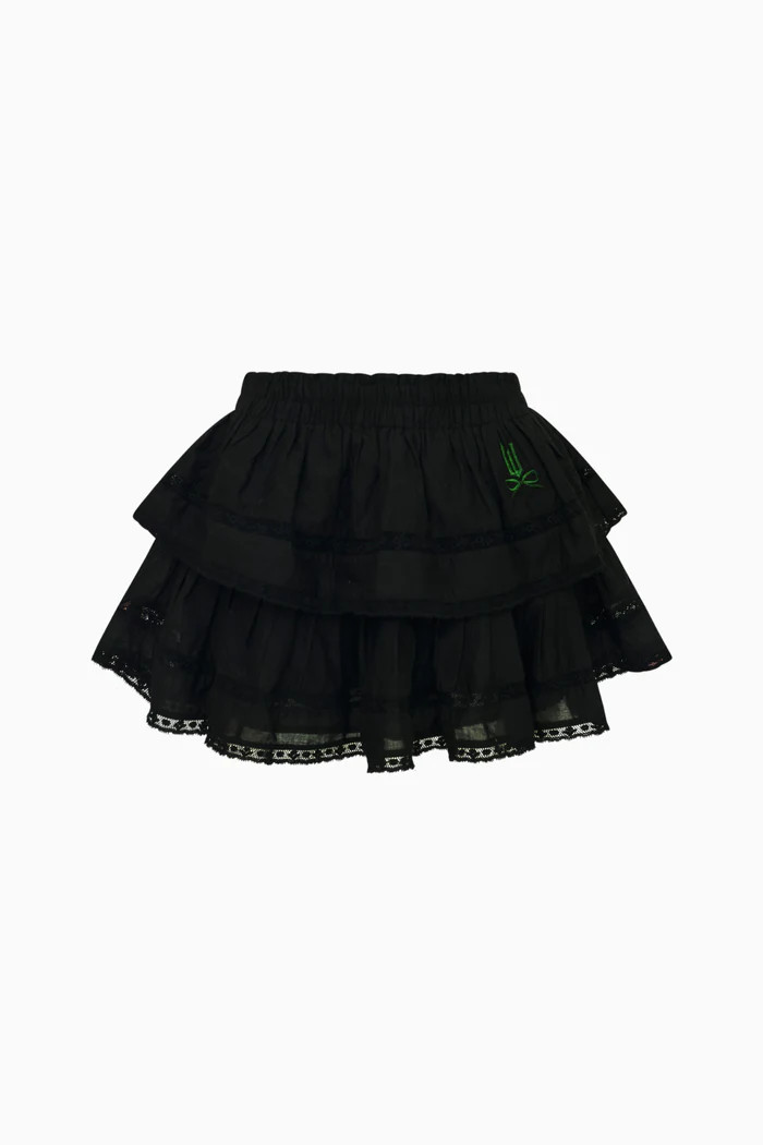 Wicked x LoveShackFancy Ruffle Mini Skirt | LoveShackFancy