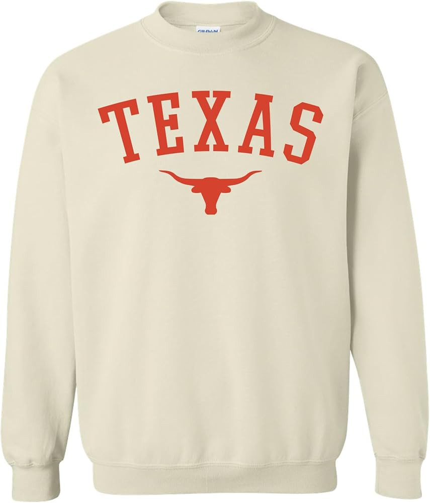 Texas Bull Skull Sweatshirt – Vintage Western Graphic Pullover – Unisex Cowboy Style Printed ... | Amazon (US)