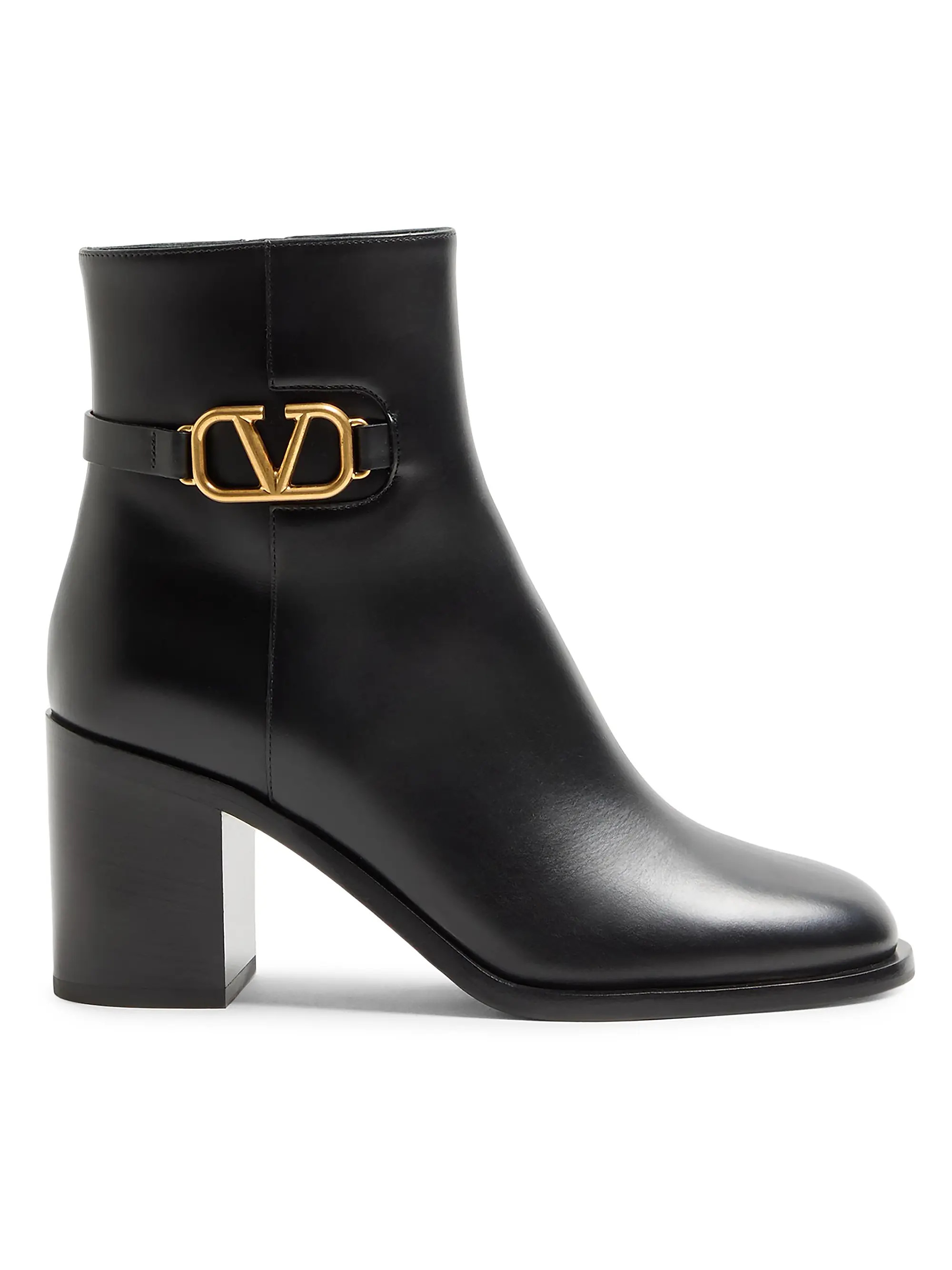 Vlogo Signature Calfskin Ankle Boots | Saks Fifth Avenue