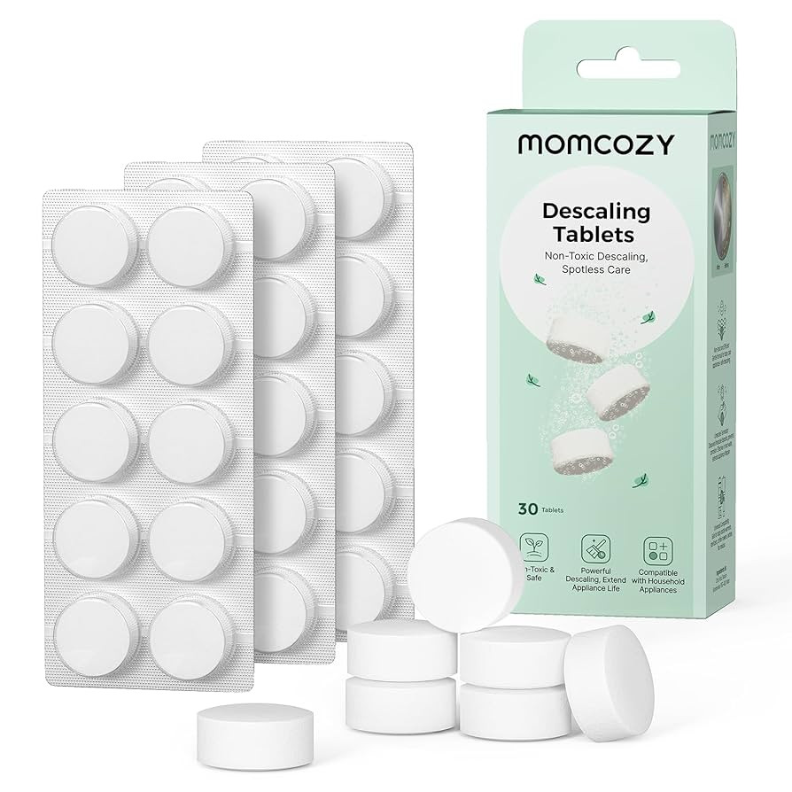 Momcozy Official Descaling Tablets, Compatible KleanPal Pro Baby Bottle Washer, Descaler for Milk... | Amazon (US)