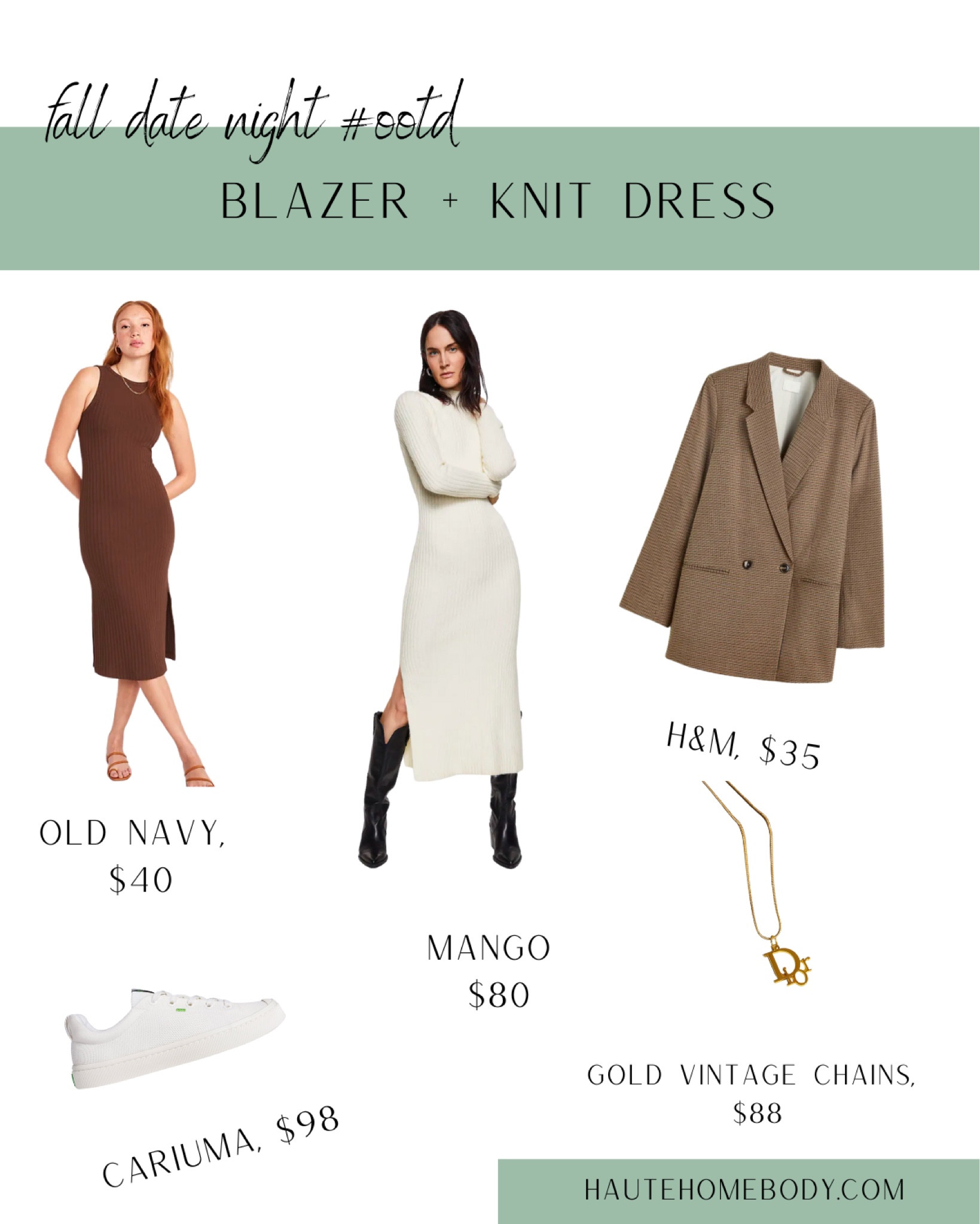 Fall date night outfit combo 

Plaid blazer, sweater dress, size 8, size 8 outfit, fall outfits, work from home outfit, date night outfit, style over 30, 

#LTKunder100 #LTKworkwear #LTKSeasonal