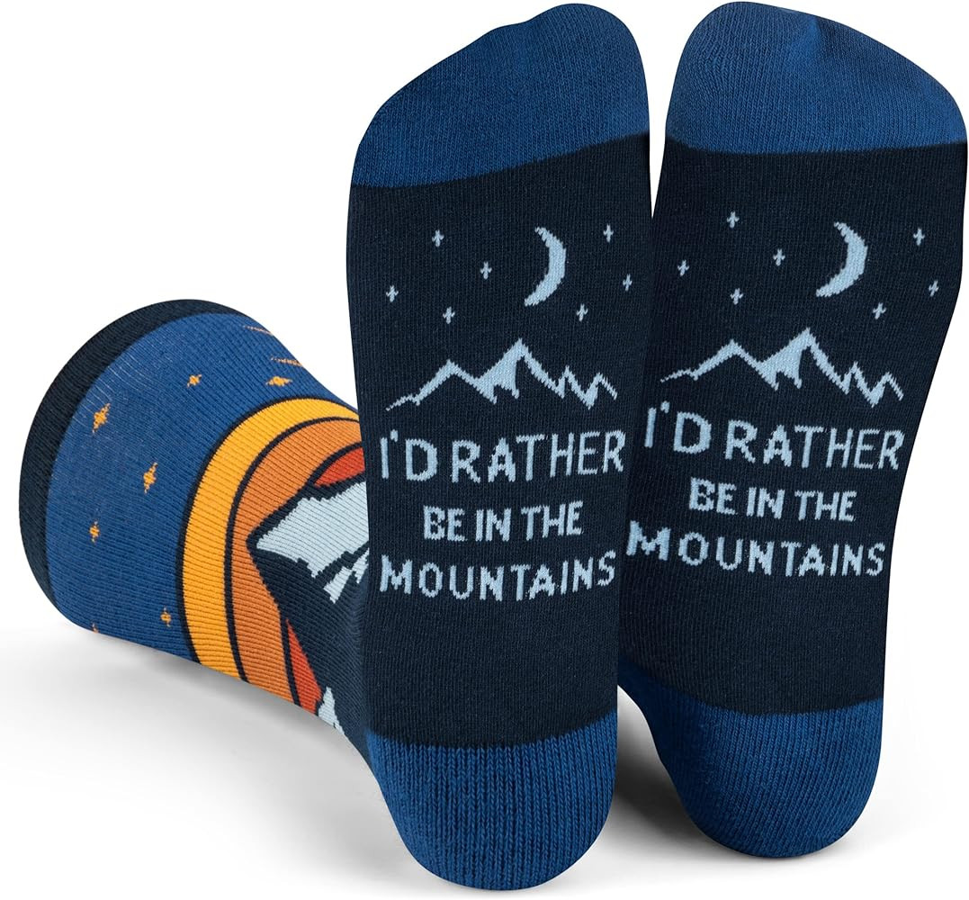 I'd Rather Be - Funny Socks For Men & Women - Gifts For Golf, Hunting, Camping, Hiking, Outdoors,... | Amazon (US)