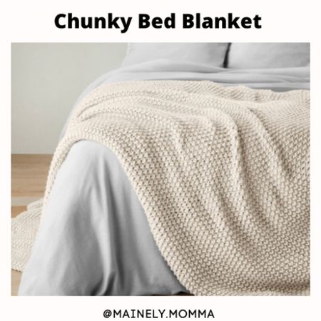 Chunky bed blanket perfect for chilly fall nights! 

#competition

#LTKhome #LTKsalealert #LTKSeasonal