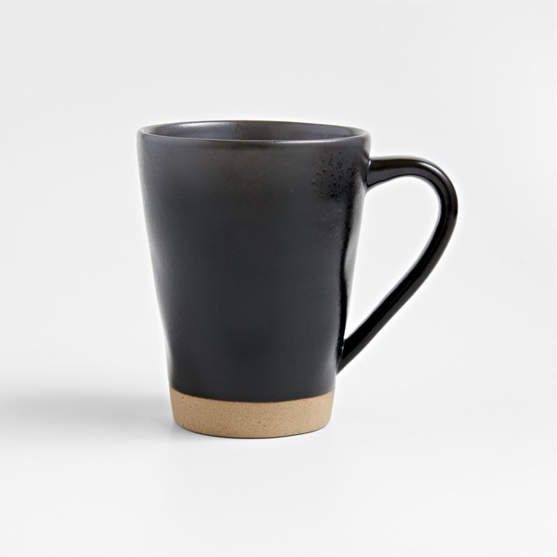 Marin Black Recycled Ceramic Mug + Reviews | Crate & Barrel | Crate & Barrel