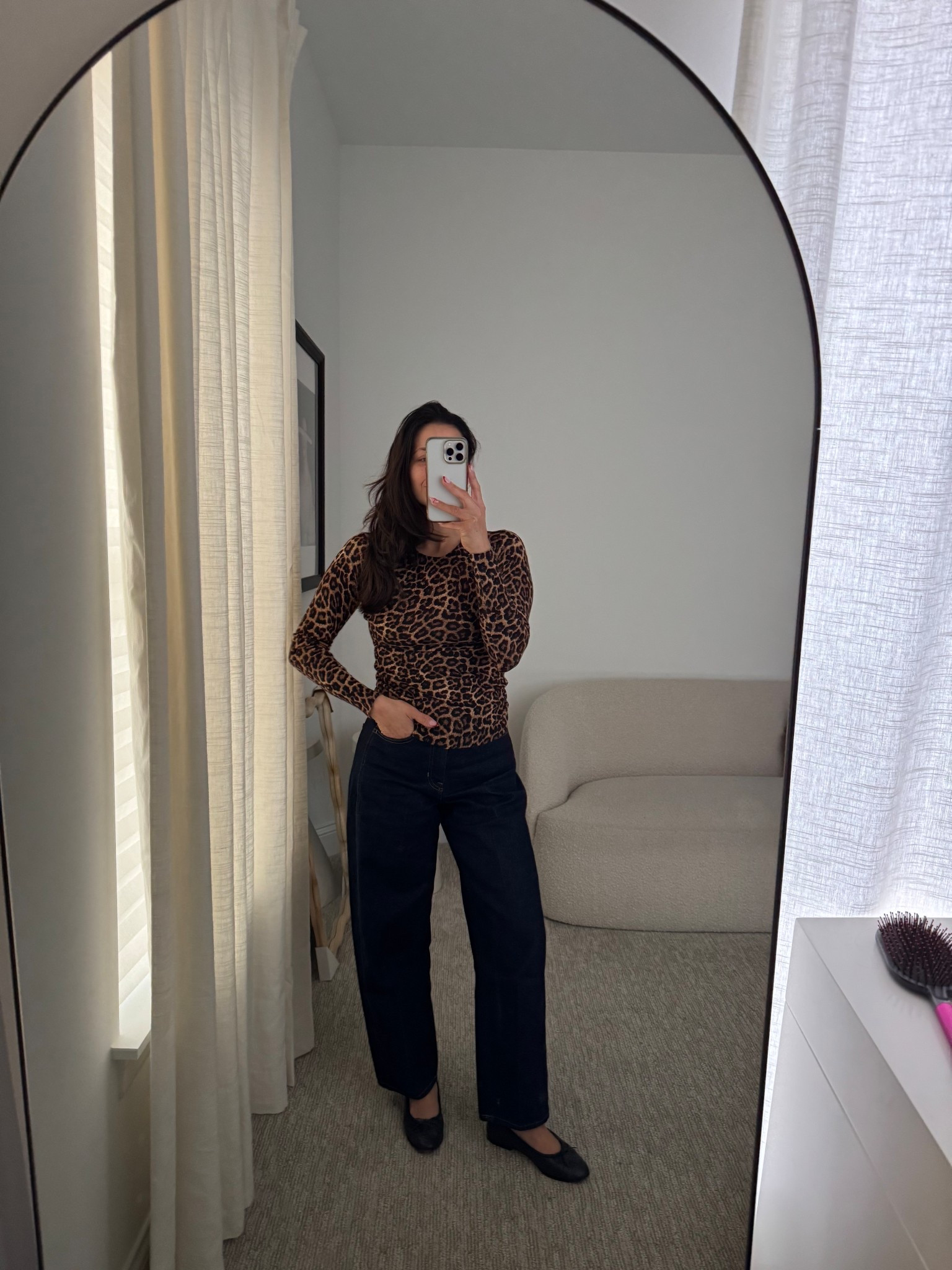 Zara leopard knit currently 50% off! Wearing xs. Runs true to size 