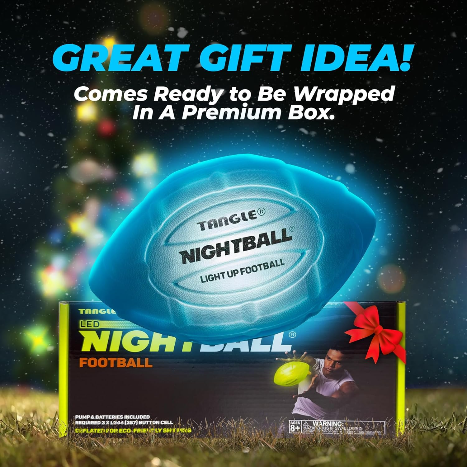 Light Up Football - Glow In The Dark Football - Nightball Football - Glow Football For Kids 8-15 ... | Amazon (US)