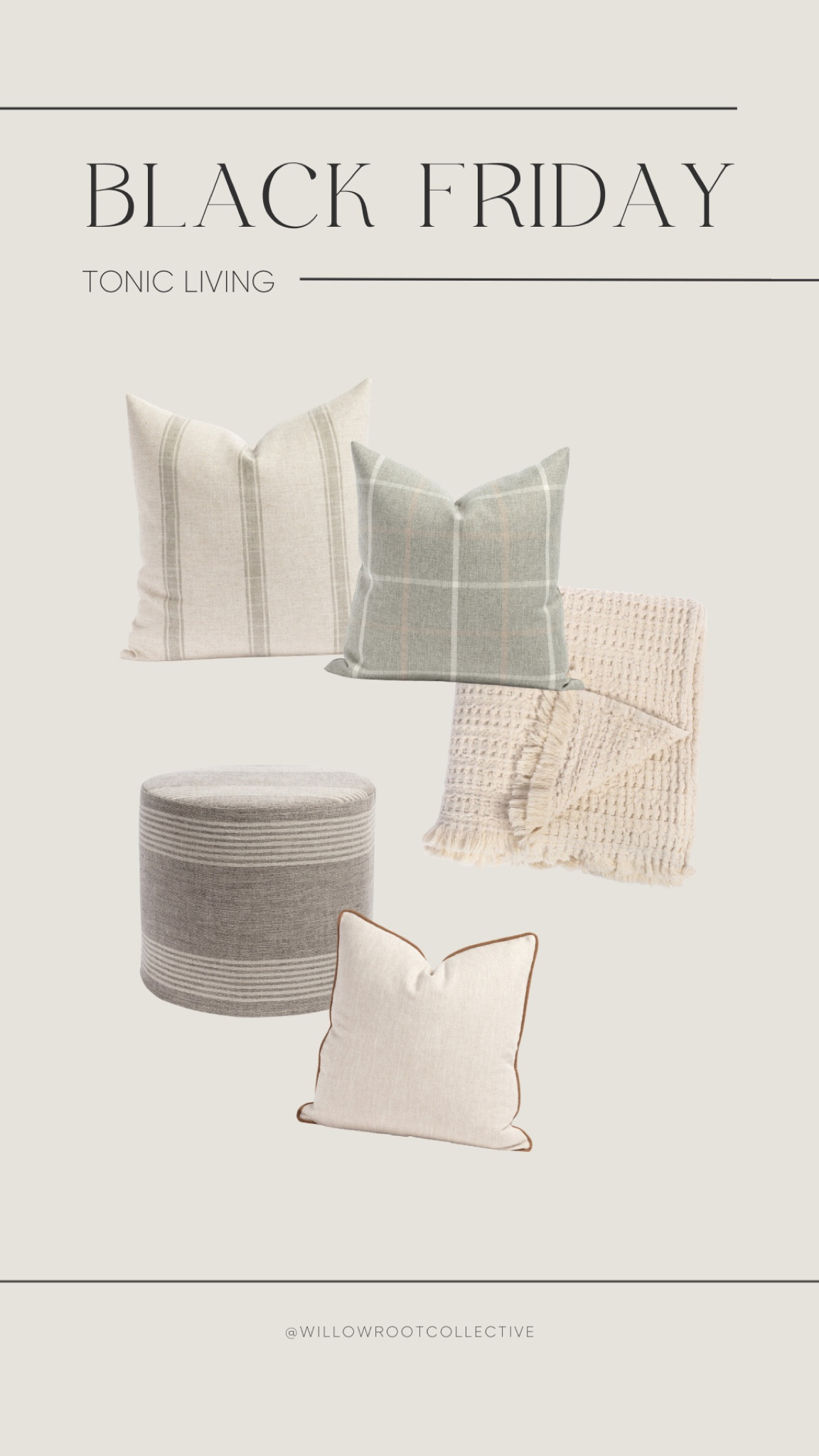 Tonic Living Black Friday sale. Pillow covers, throw pillows, ottoman, throw blanket, small ottomann

#LTKhome #LTKsalealert #LTKCyberWeek