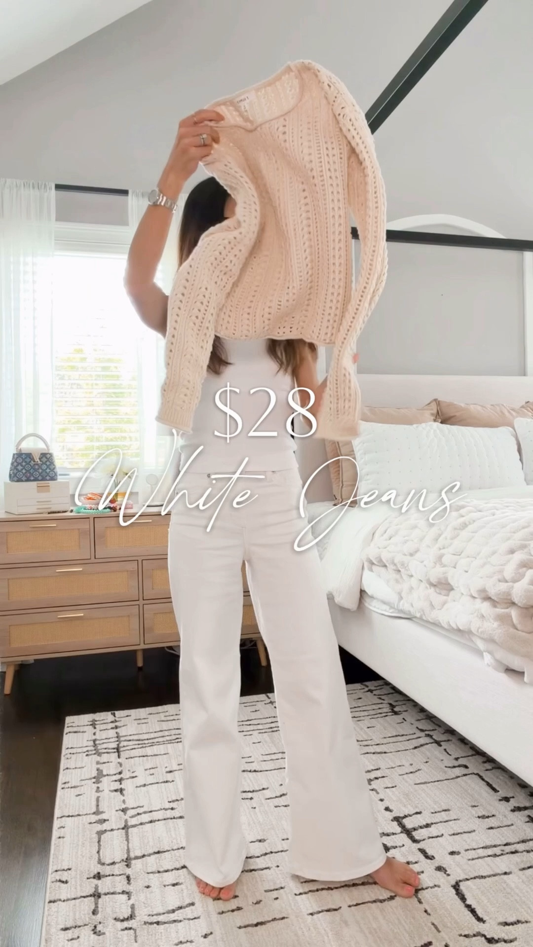 I did not expect $28 white jeans to be this good… but here we are 🙌🏻
Not see-through, impressive quality, and the perfect wide leg fit for spring

These are one of those “run, don’t walk” finds… you’ll wear them on repeat 🤍

💌type “WHITE” and I’ll send you the links
🔗

#LTKOver40 #LTKootd #LTKSeasonal