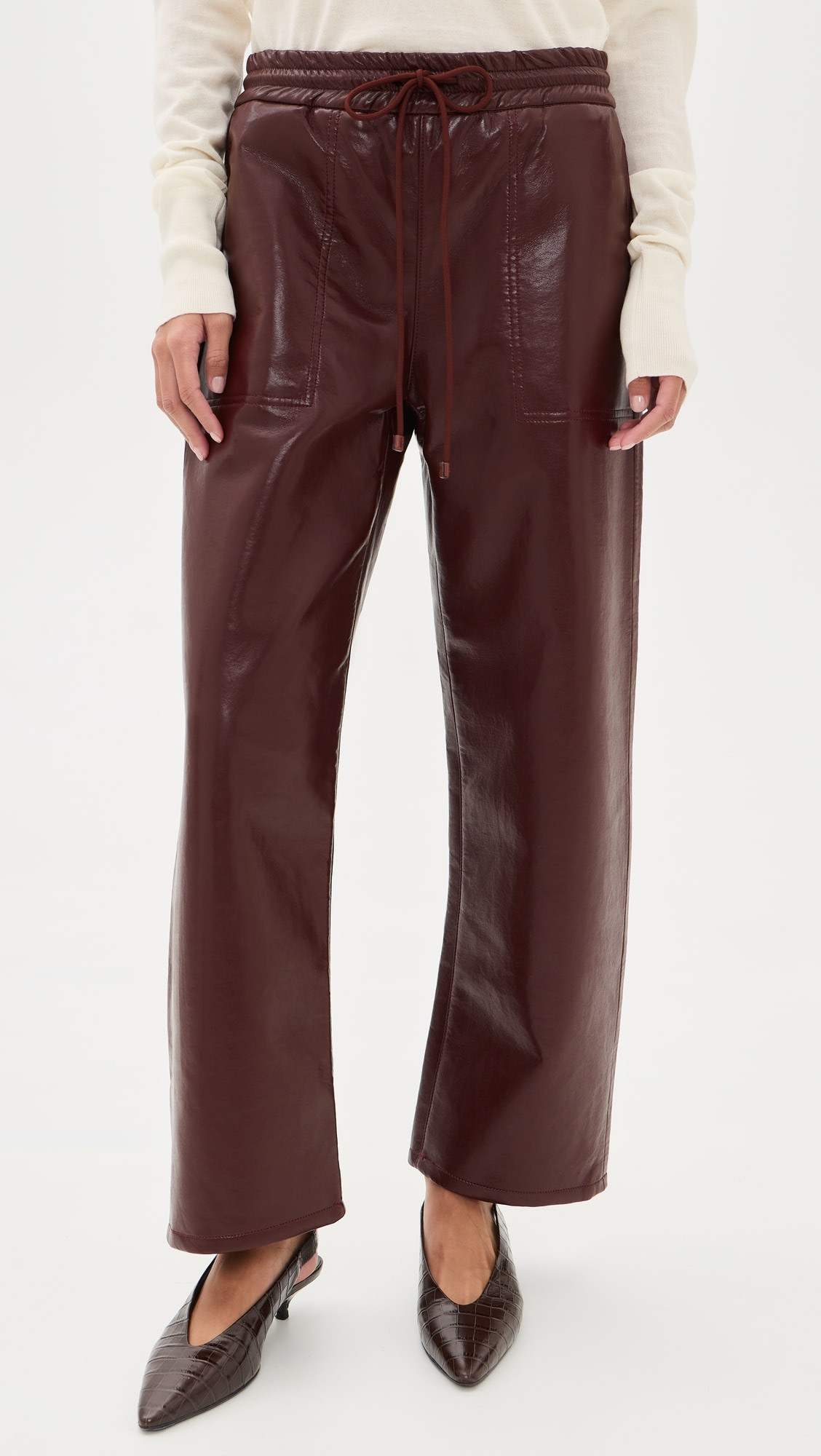 Citizens of Humanity Rework Faux Leather Pull On Pants | Shopbop | Shopbop