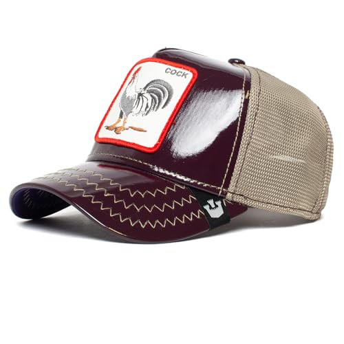 Goorin Bros. The Farm Unisex Original Adjustable Snapback Trucker Hat, Eggplant (The Cock), One Size | Amazon (US)