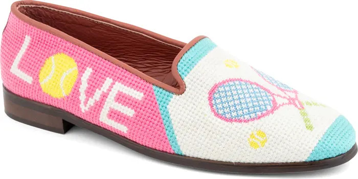 Needlepoint Tennis Flat (Women) | Nordstrom