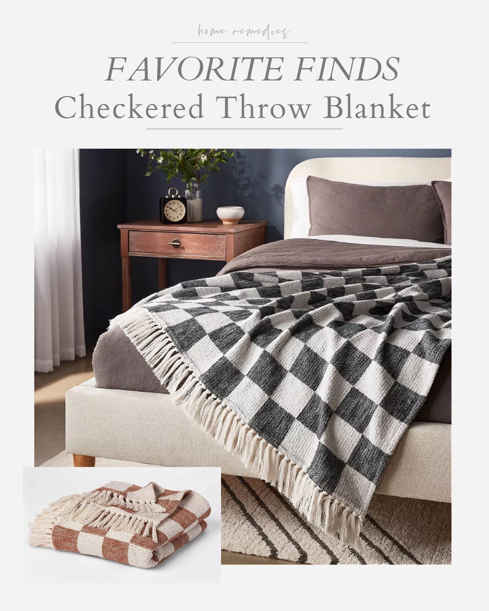 60"x80" Woven Cotton Checkered Bed … curated on LTK