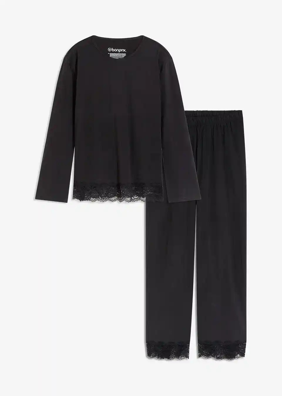 Pyjama mit zarter Spitze | Bonprix DE