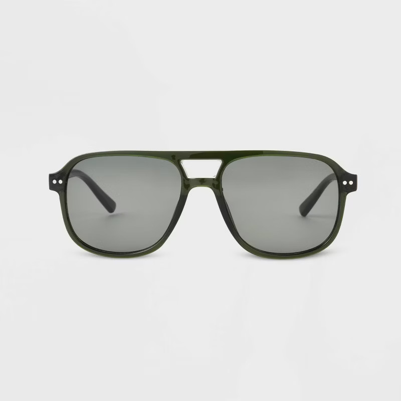 Women's Plastic Aviator Sunglasses - Universal Thread™ | Target