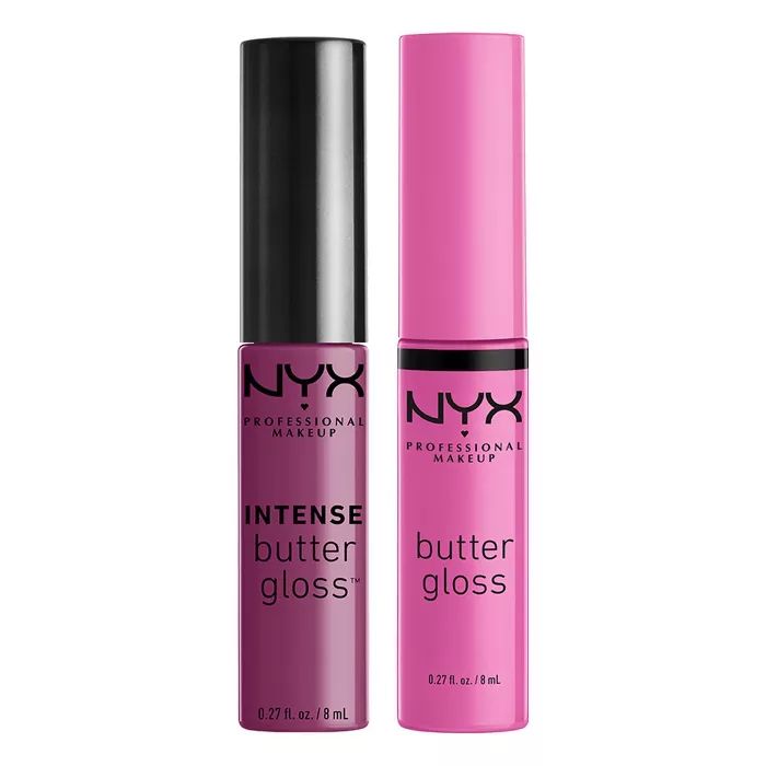 NYX Professional Makeup 2 ME, LUV ME Valentines Butter Lip Gloss Duo - 2pk/0.54 fl oz | Target