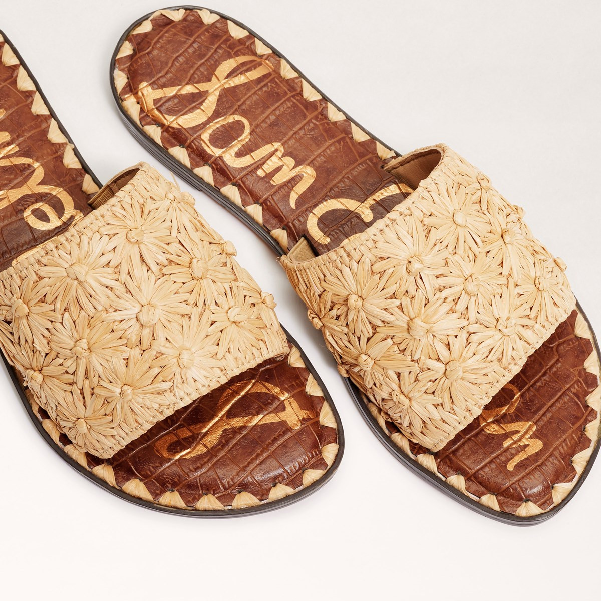 Giovanna Raffia Slide Sandal | Sam Edelman