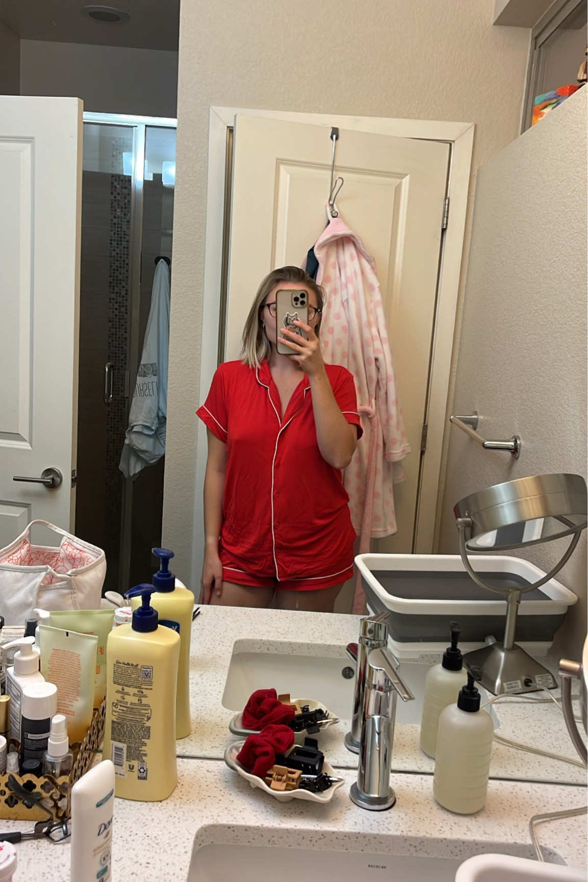 Another brand of pjs I love are my Nordstrom ones. This matching set is $60 and so comfortable to sleep in. I have had this pair for a couple years and love them. 