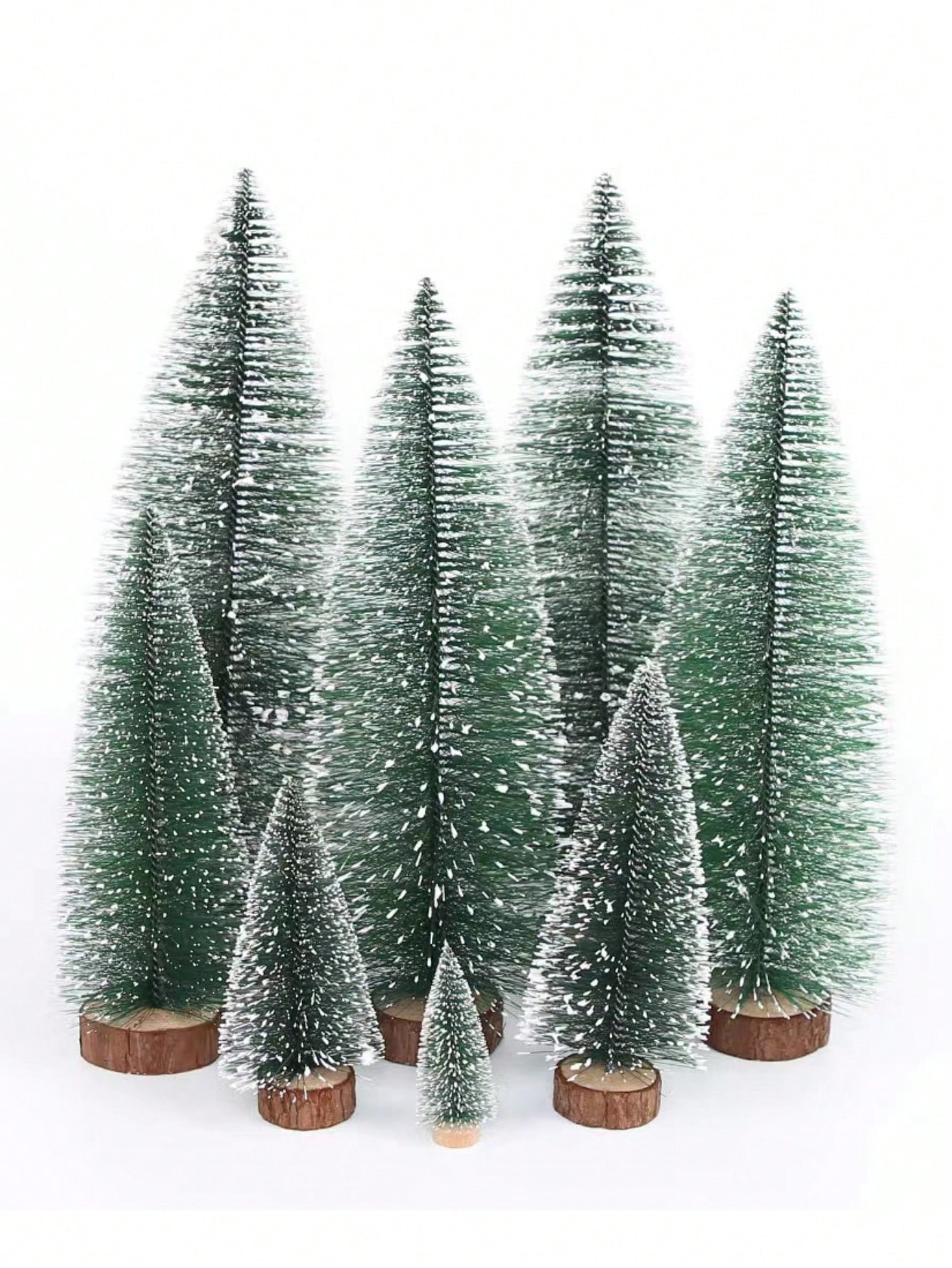 5pcs Christmas & New Year Party Diy Mini Christmas Tree Ornaments Festival Decorations | SHEIN