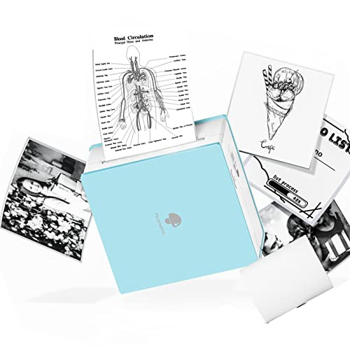 Phomemo Sticker Printer- Mini Printer M02 Print Pod Thermal Printer Sticker Maker Inkless Pocket Printer Bluetooth Printer for Learning Assistance, Study Notes, Photos, Work, Receipts | Amazon (US)