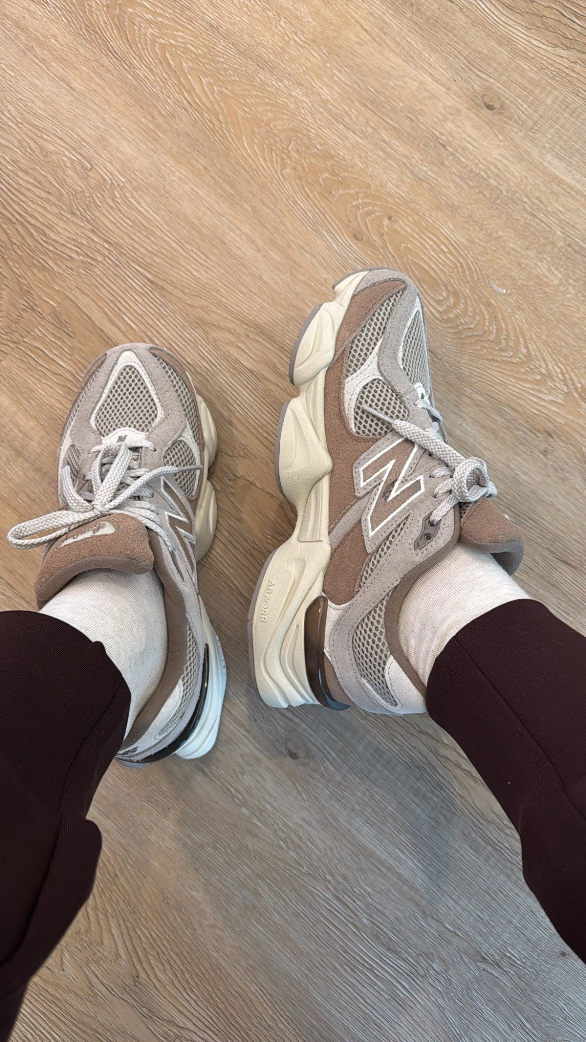 mushroom brown new balance sneakers! i’m in the largest size in kids and im a women’s 8.5/9! linking the women’s version too 

#LTKSeasonal #LTKShoeCrush
