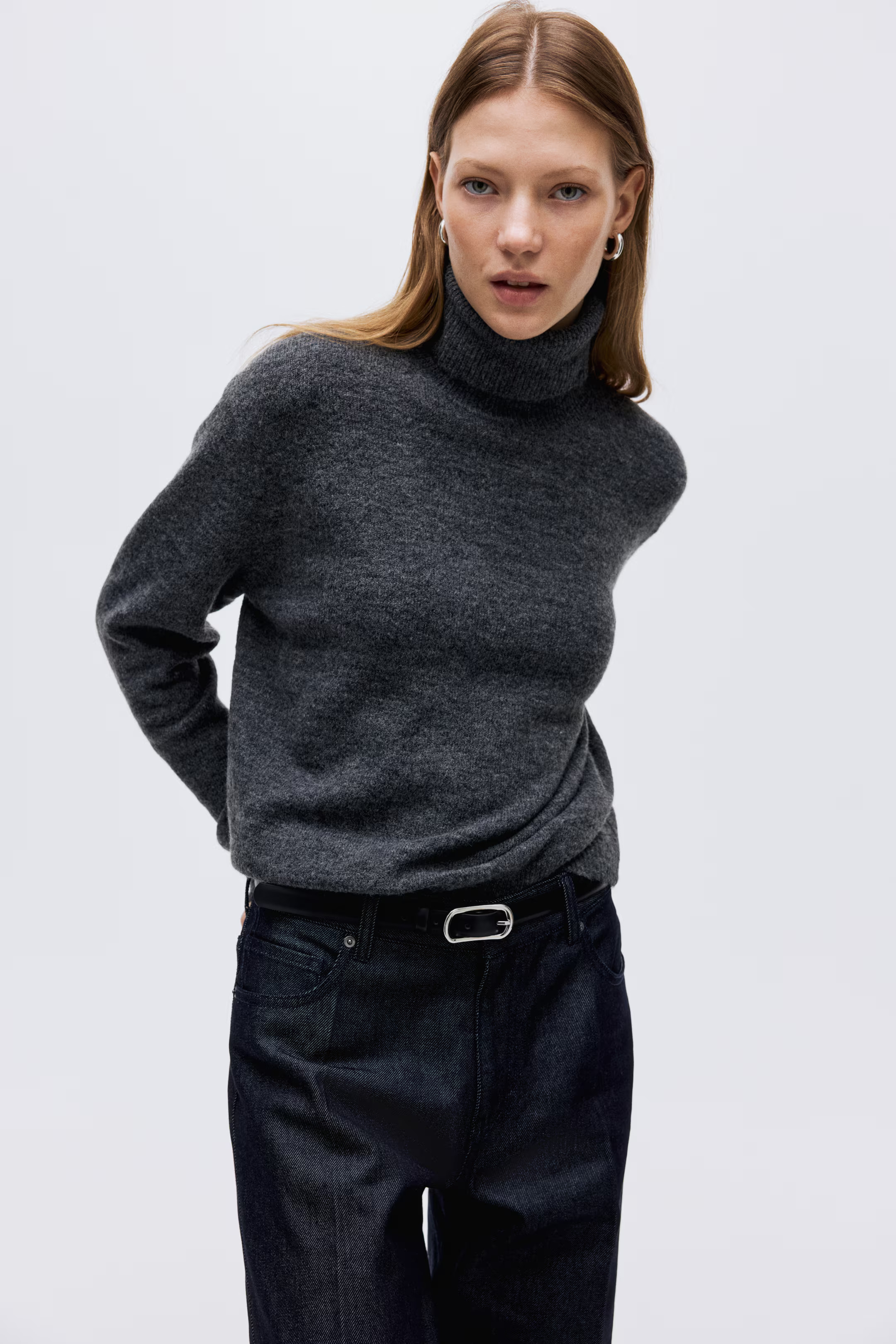 Polo-neck jumper | H&M (UK, MY, IN, SG, PH, TW, HK)