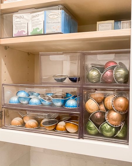 Acrylic drawers. Amazon organization. Nespresso pods. Kitchen organization. Cabinet organization  

#LTKhome #LTKFind #LTKunder50