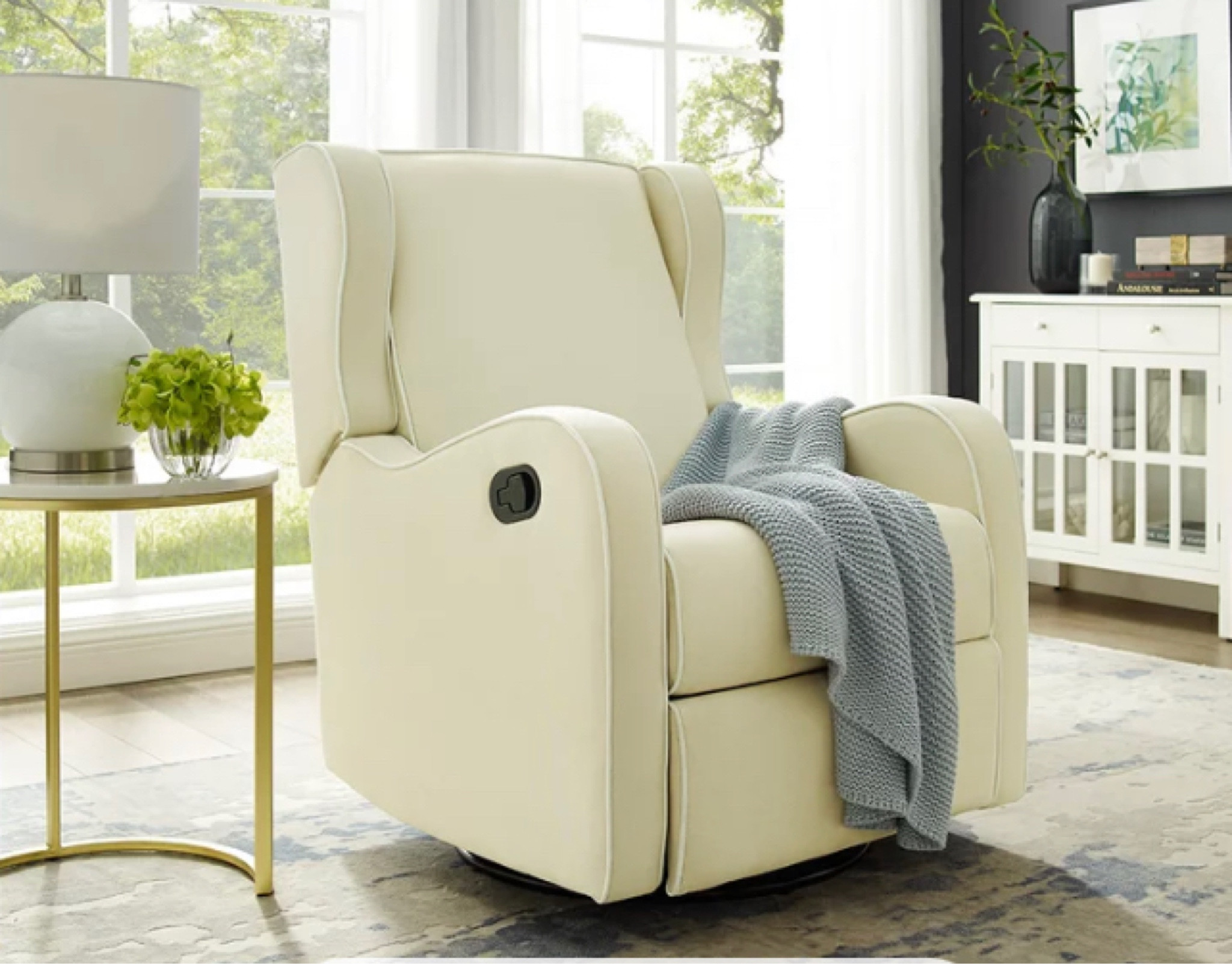 This is the glider/rocking chair/recliner we got for our nursery! We plan on putting it in the baby room to start, but it will be moved to the living room eventually or if we prefer it out there  

#LTKCyberweek #LTKsalealert #LTKbaby