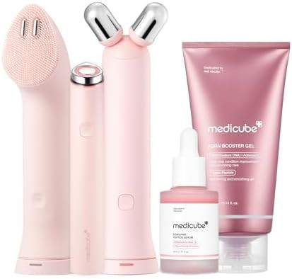 medicube All-in-One Skin Booster Device & Skincare Set (Pink): Mini Booster Pro Plus Full Facial ... | Amazon (US)