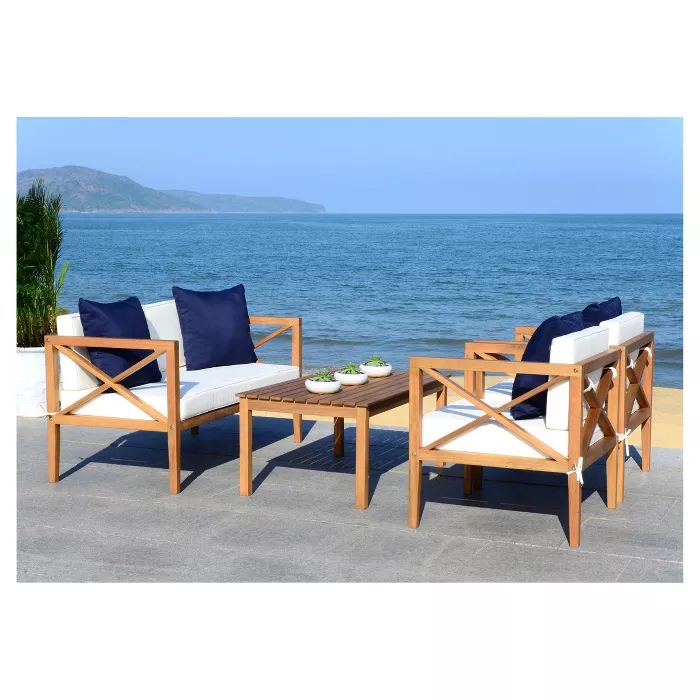 Nunzio 4pc Seating Set - Safavieh | Target