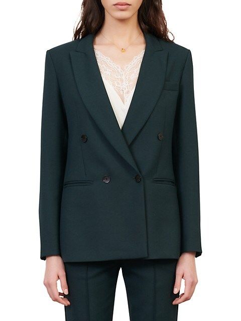 Vila Double-Breasted Suit Jacket | Saks Fifth Avenue