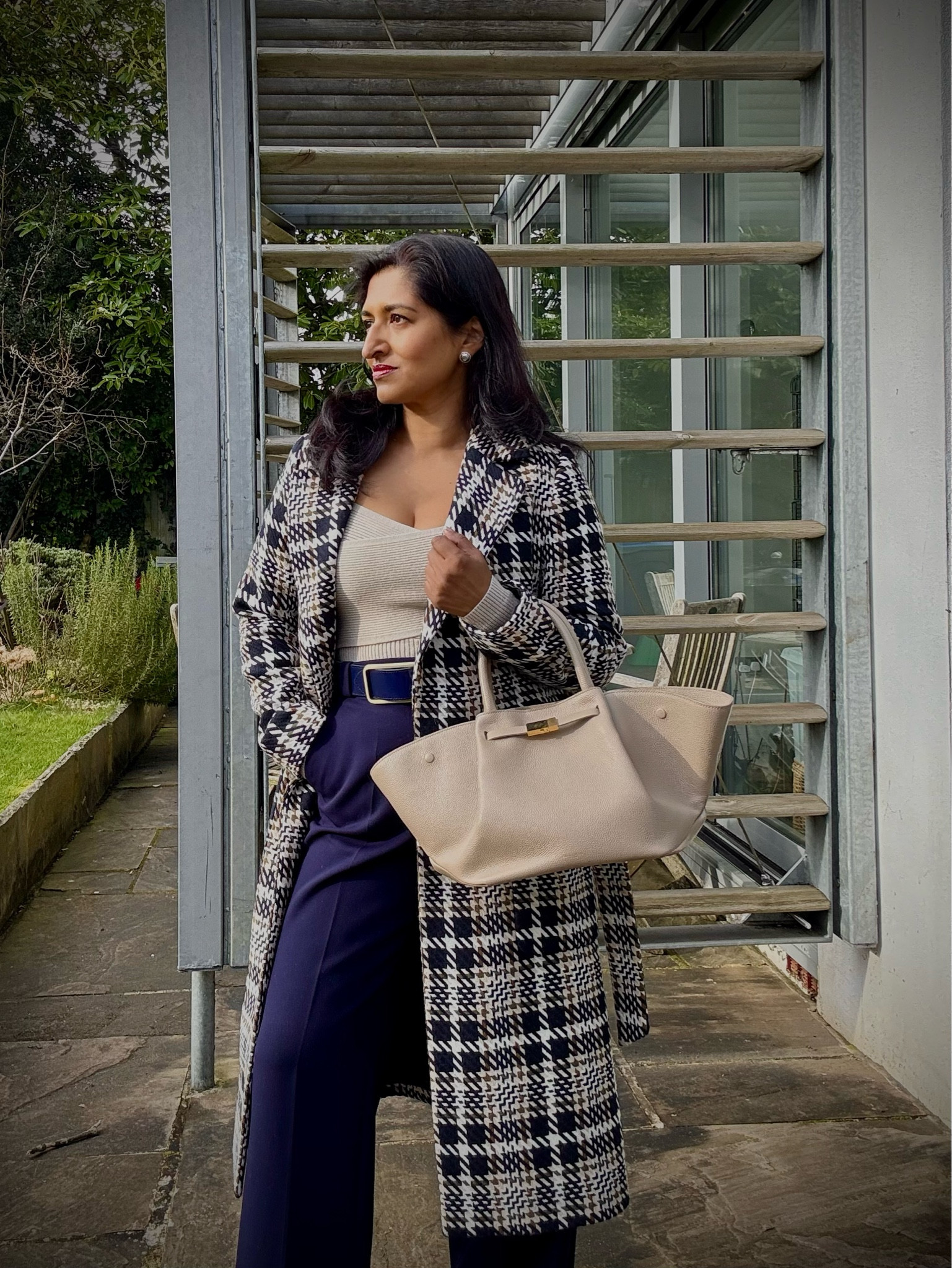 Adding a printed coat to a basic outfit for work! 

#LTKwinter #LTKover50style #LTKworkwear