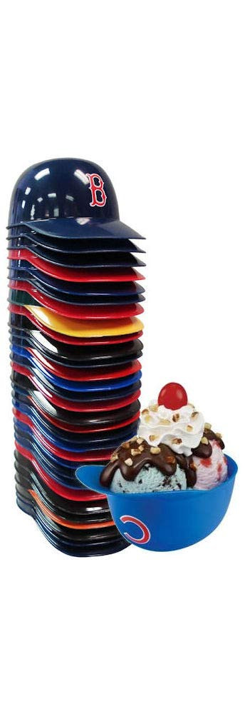 Set of 30 MLB Baseball Team 8oz Ice Cream Sundae Helmet Snack Bowl Cups 2023 | Amazon (US)