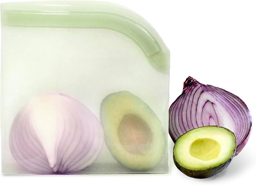 Lotus Reusable Storage Bags - Reusable Bags Made with Food Grade Silicone, BPA, Lead & Toxin Free... | Amazon (US)