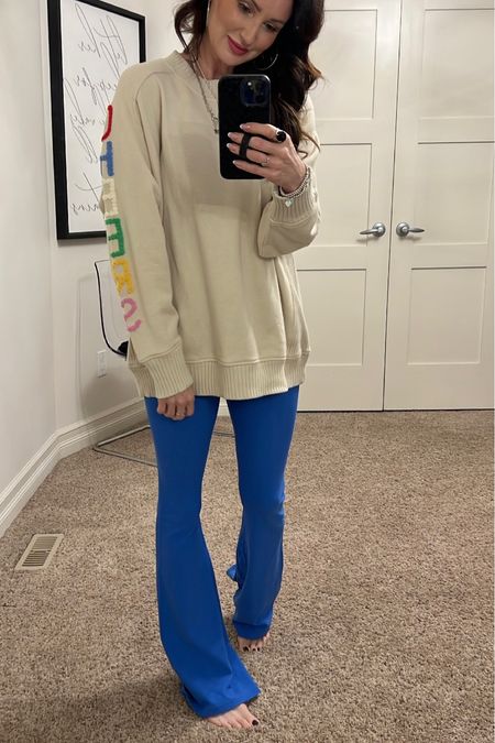 These pants! 🥰
Pants xs 
Sweater s 

#LTKstyletip