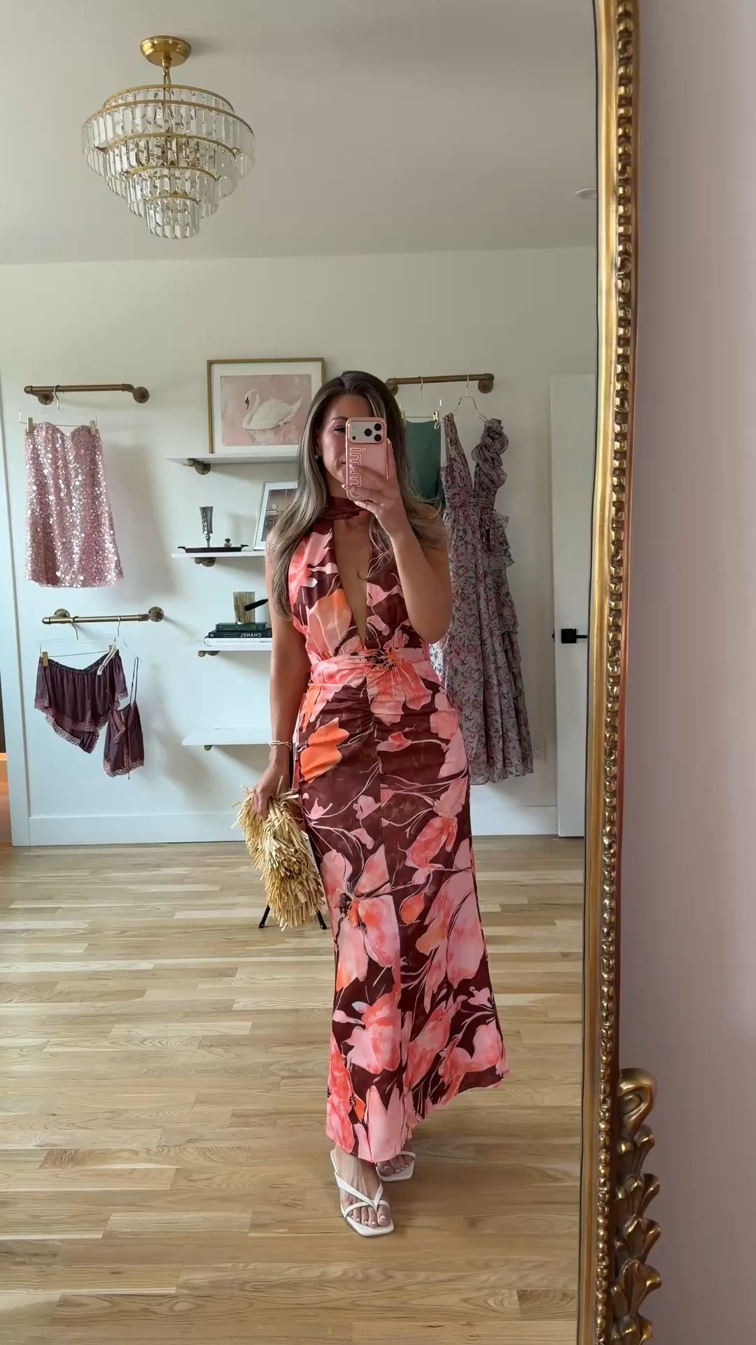 vici coral and burgundy floral print halter maxi summer wedding resort dress under $70 💍 🏝️

use code ‘emerson40’ for 40% off now-Tuesday only!! 

I’m 5’4” and typically wear a small/2 
• i sized down to an xs

summer wedding guest dresses, wedding guest dresses, cocktail dresses, semi-formal dresses, black tie wedding guest dresses, destination wedding guest dresses, garden party dresses, wedding guest outfit ideas, graduation dresses, white dresses, party dresses, date night dresses, special occasion dresses, cocktail party dresses, resortwear, resort outfits, vacation outfits, vacation dresses, beach vacation outfits, summer vacation outfits, tropical vacation outfits, vacation outfit ideas

#LTKSeasonal #LTKTravel #LTKWedding
