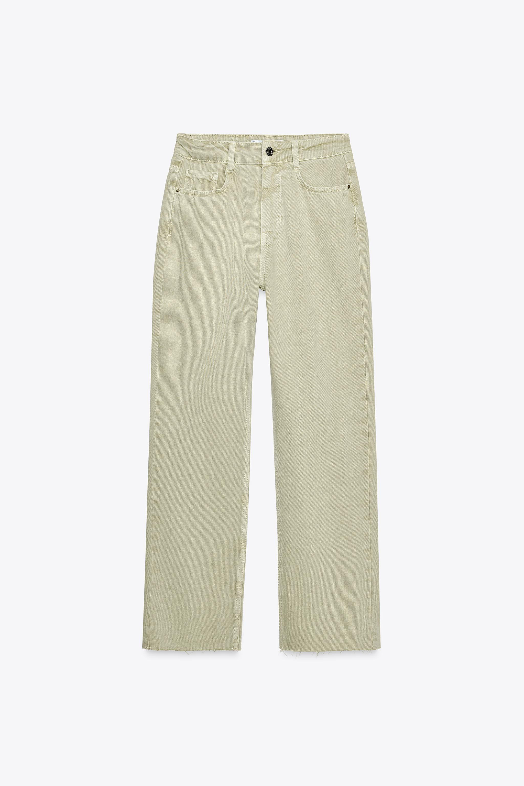 Z.02 HIGH WAIST STRAIGHT ANKLE JEANS | Zara US