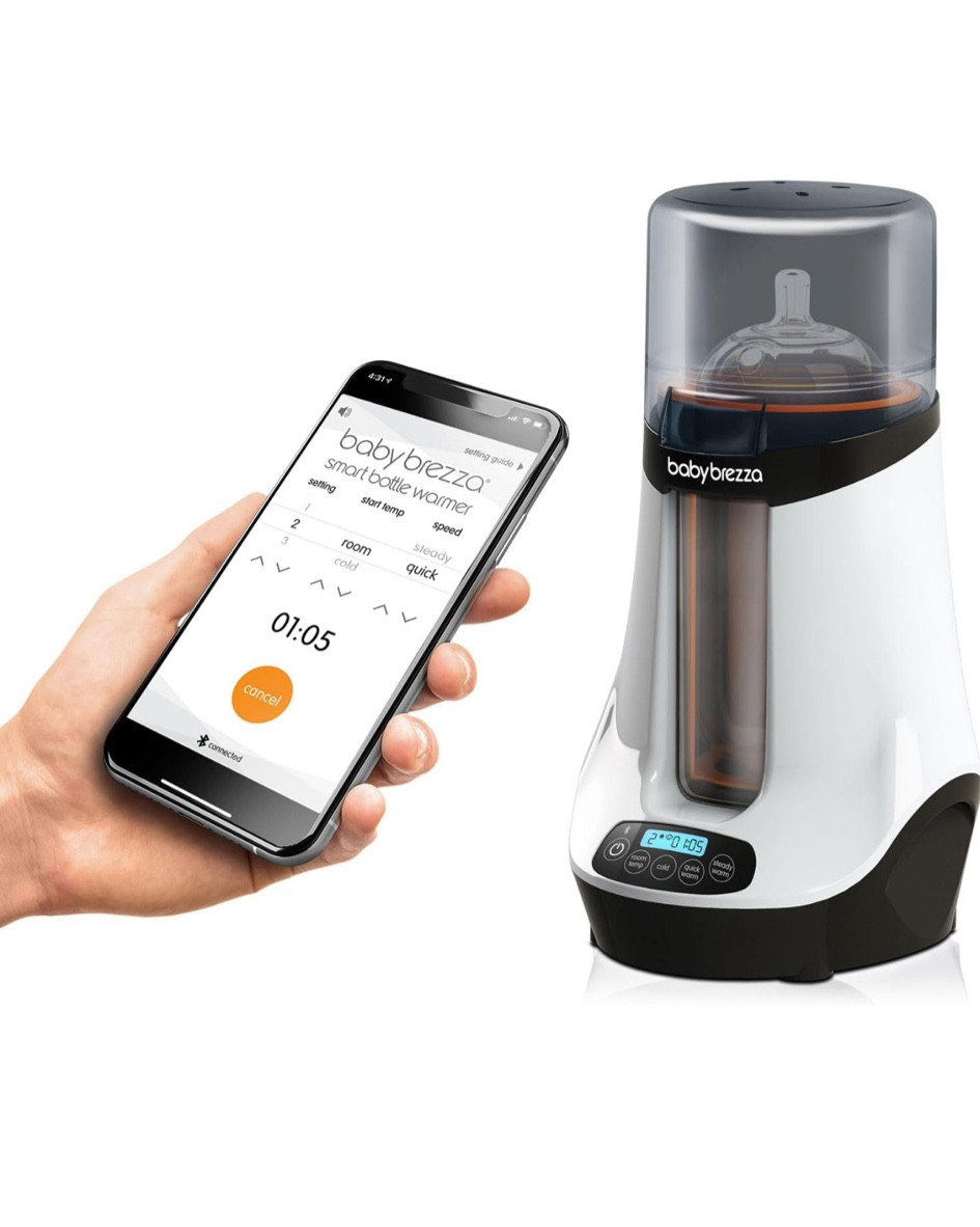 Baby brezza bottle warmer - great for heating breast milk and safely defrosts and warms milk to preserve the nutrients. Heats the milk to the perfect temp every time! 

#LTKKids #LTKBaby #LTKBump