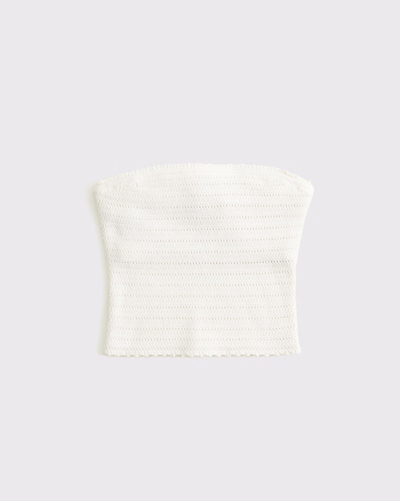 Crochet-Style Tube Top | Abercrombie & Fitch (US)