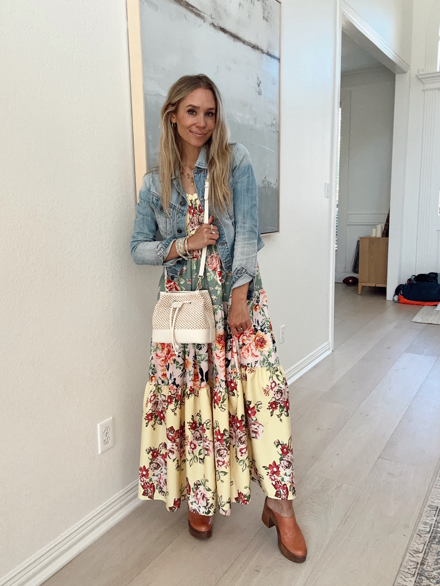 Free People Lookalike smocked floral dress. Soooo dreamy! Size: small // tts // 5’5"