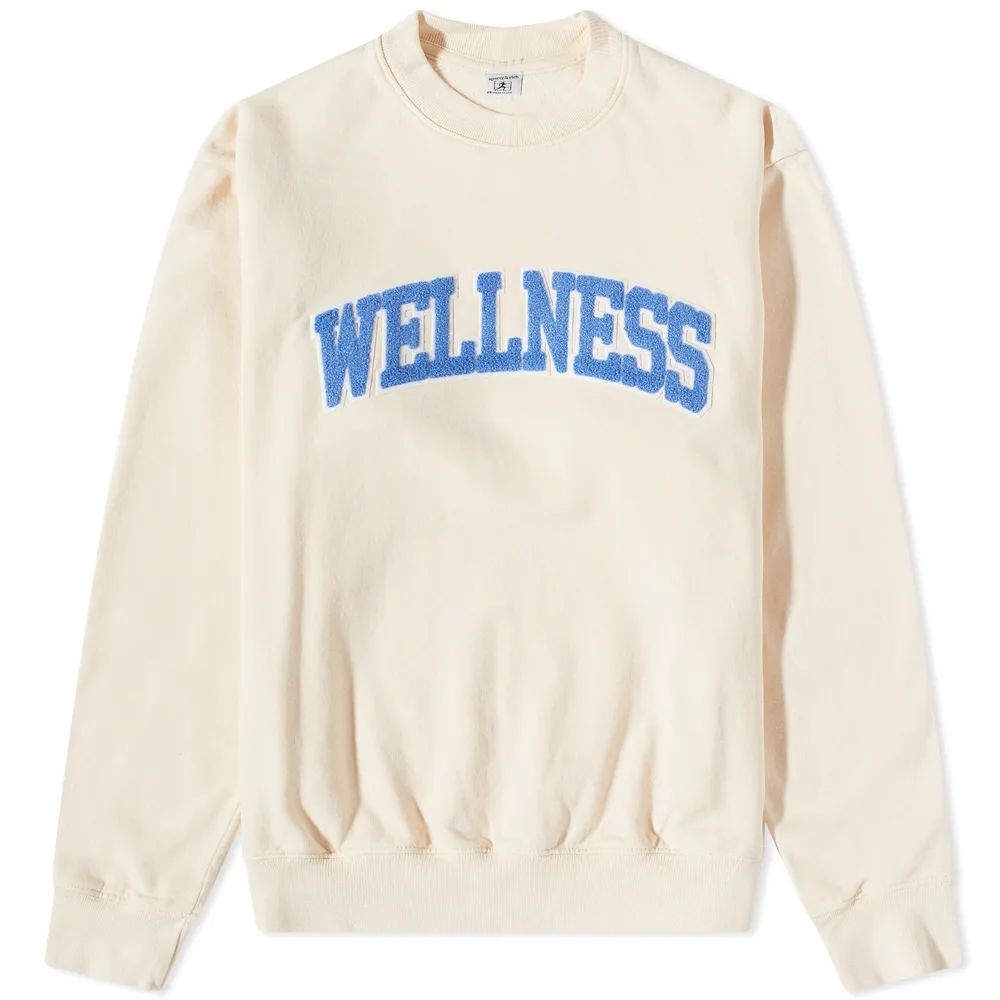 Sporty & Rich Wellness Boucle Crew Sweat | End Clothing (UK & IE)
