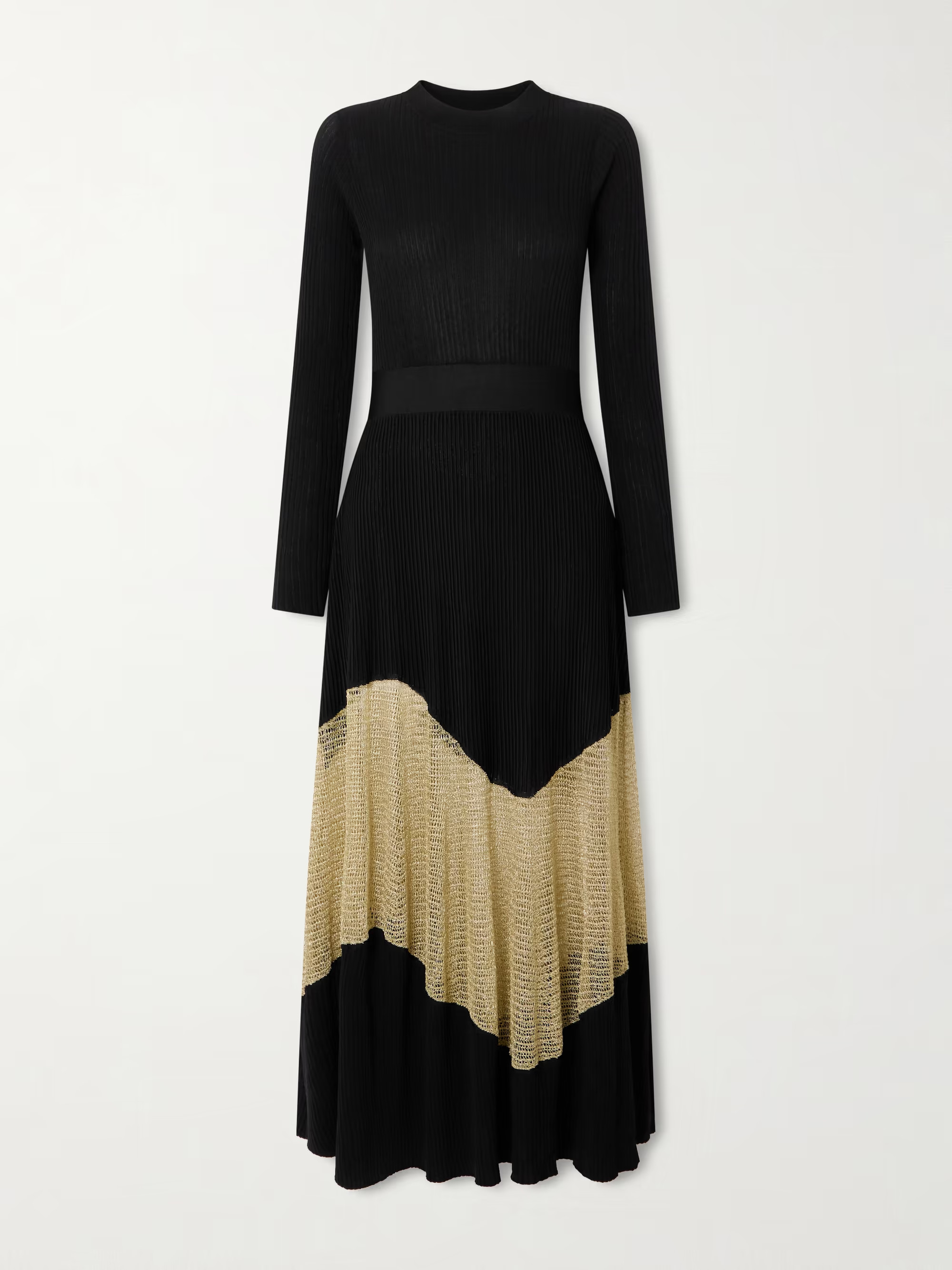 Roanne metallic knitted midi dress | NET-A-PORTER (UK & EU)