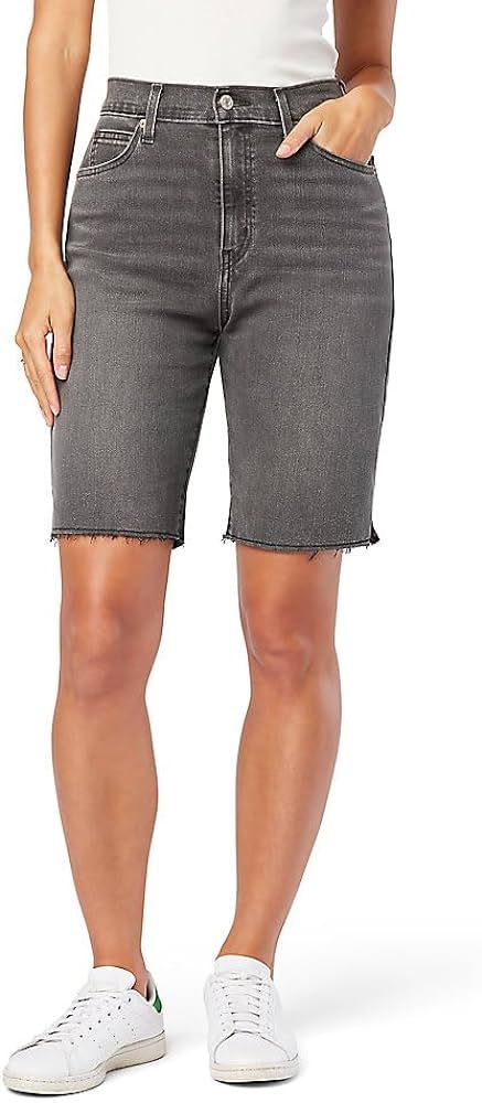 Signature by Levi Strauss & Co. Gold Label Women's Heritage High Rise 9" Bermuda Short (Available... | Amazon (US)