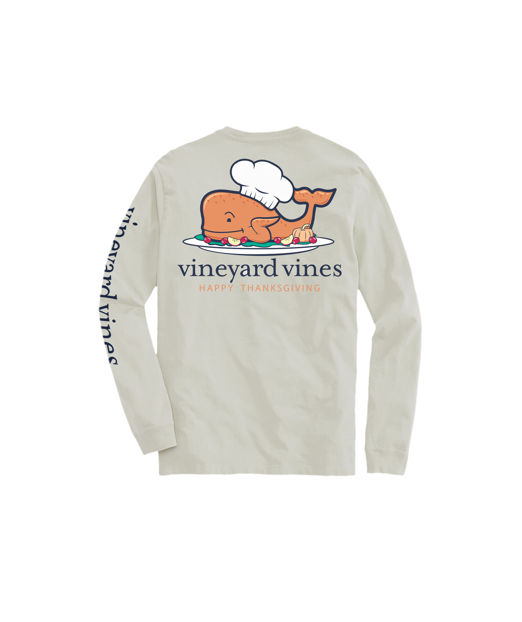 OUTLET Kids' Thanksgiving Turkey Hat Whale Long-Sleeve Pocket Tee | vineyard vines